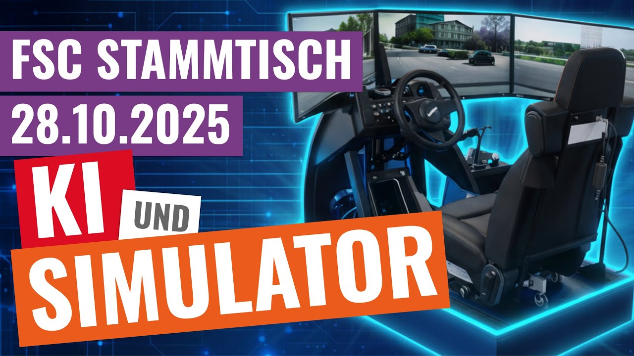 Simulator, KI-Pilot in drive.buzz und mehr im Fahrschulcockpit Stammtisch vom Oktober 25