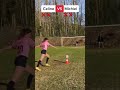 ⚽️ CHALLENGE - CELINE vs MICHIEL