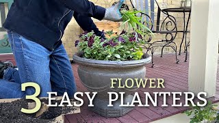 3 Easy Flower Planter Ideas - Summer Flower Pots