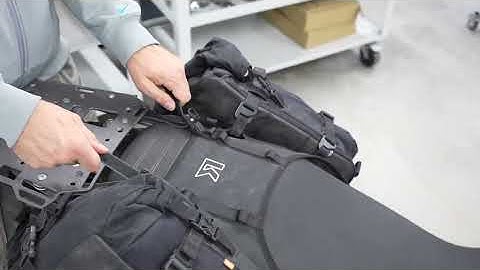 Kriega OS-18 + Perun Moto Luggage rack. A proven setup for CF-Moto 450MT