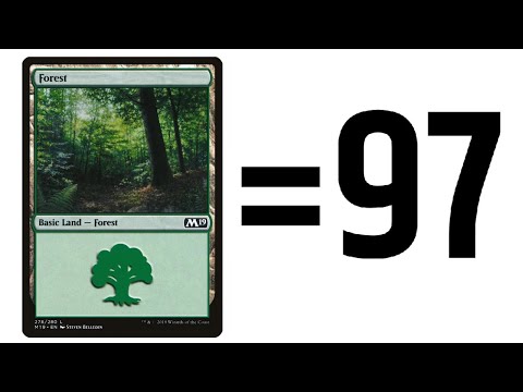 Commander Deck With 97 Forests