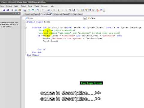 how to make a Basic Login System