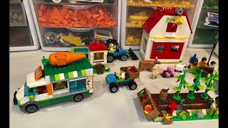 Looking over the new Lego 2022 farm sets. New animals and pieces. New Corn piece!