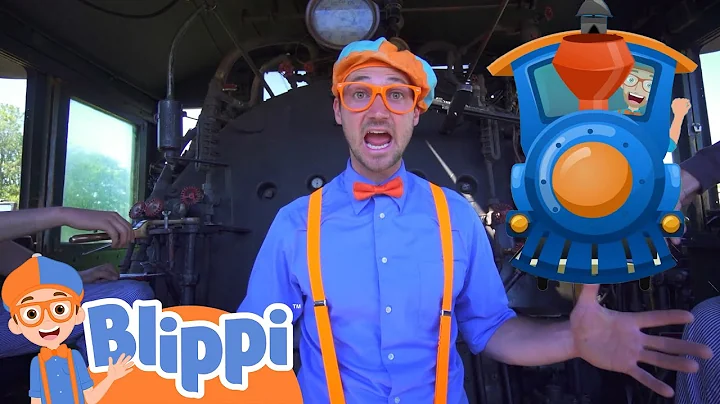 Blippi Explores a Steam Train - Blippi | Kids Song | Spooky Halloween Stories For Kids