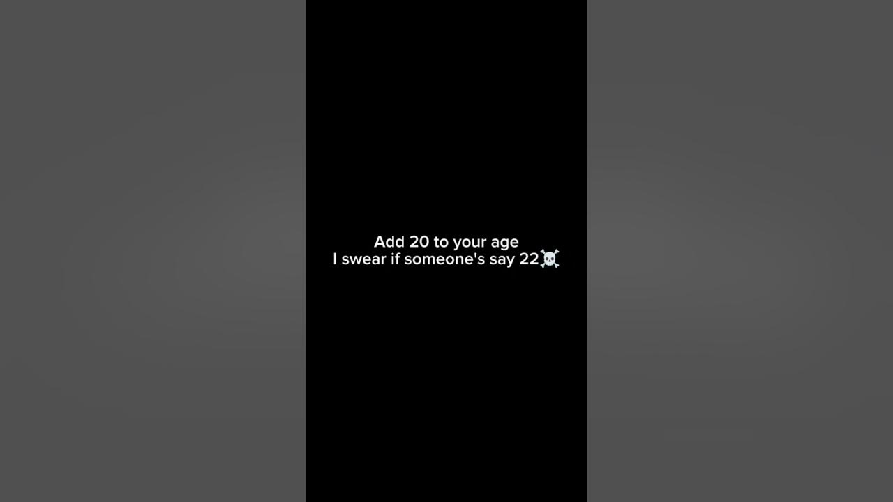 What Does Your Age Say short age fyp YouTube what-does-your-age-say-short-age-fyp-youtube