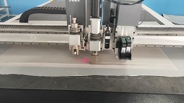 CNC Oscillating Knife Machine Cutting Wax Paper with High Speed & Accuracy