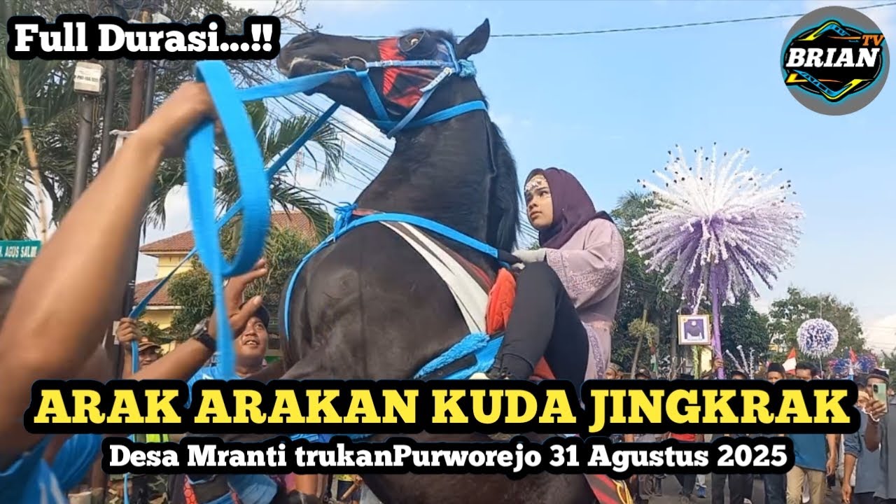 Pawai Kuda Jingkrak Desa Mranti trukan Purworejo 31 Agustus 2025