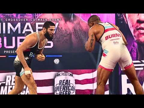 Khamzat Chimaev DOMINATES Gilbert Burns At RAF Wrestling Match