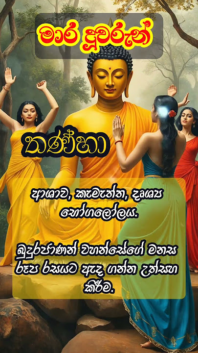 මාර දූවරුන් 🪷 #budhism #buddhainbuddhism #buddha