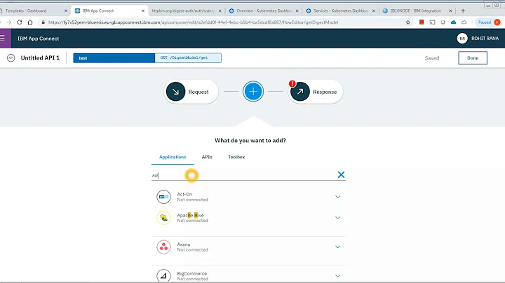 Digest Authentication using IBM Integration bus/ IBM App Connect, Docker, Kubernetes and IBM cloud