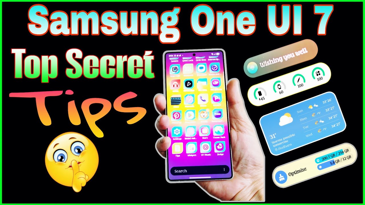 Samsung One UI 7 Top Secret Tricks 🔥| Notification setting | widget ...