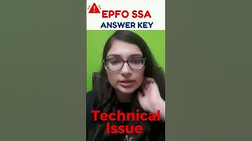 EPFO SSA Answer Key 🤔 #epfo #epfossa2023exam #oliveboard #shorts #short #sheetalmam