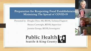 Preparation for reopening restaurants with introduction to Phase II requirements