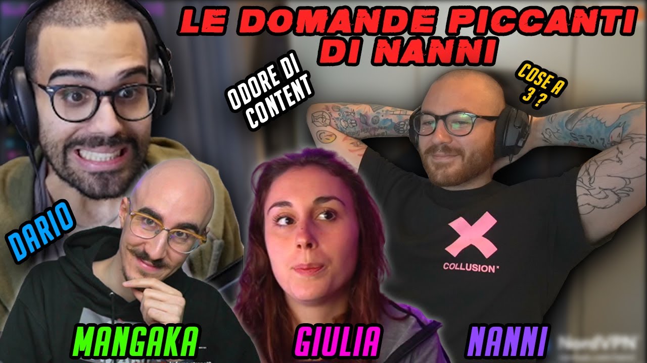 Le domande PICCANTI di Nanni a Giulia e Luca ft. Dario Moccia