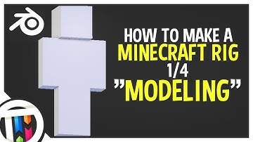 Blender Tutorial - How to make a Minecraft Rig - Modeling [1/4]