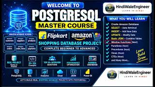 Information PostgreSQL Window Functions Tutorial Database | Part 9 | ROW_NUMBER, RANK, DENSE_RANK, LAG & LEAD Guide