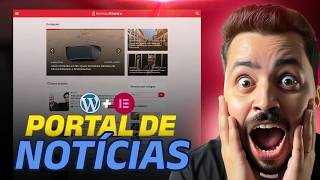 Como Criar um PORTAL DE NOTÍCIAS e BLOG  com WordPress e Elementor Grátis
