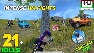 INTENSE 1v4 FIGHTS🥵🔥| 60 FPS GAMEPLAY VIDEO | BGMI LITE LAUNCH DATE | PUBG MOBILE LITE  screenshot 2
