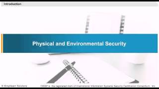 Physical And Environmental Security | CISSP Training Videos | Simplilearn