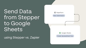 Sending Paperform Data to Google Sheets (Stepper vs. Zapier)