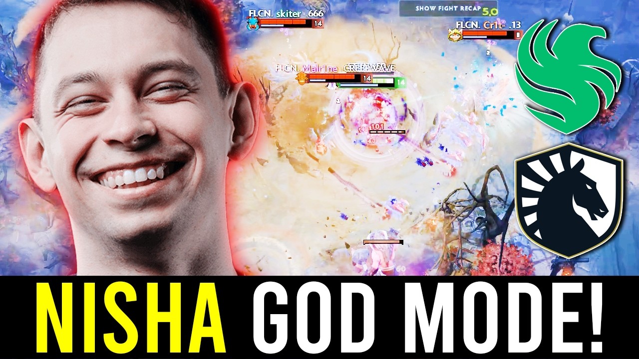 "WHEN NISHA ENTERS GOD MODE IN GAME 5 AGAINST TEAM FALCONS.."