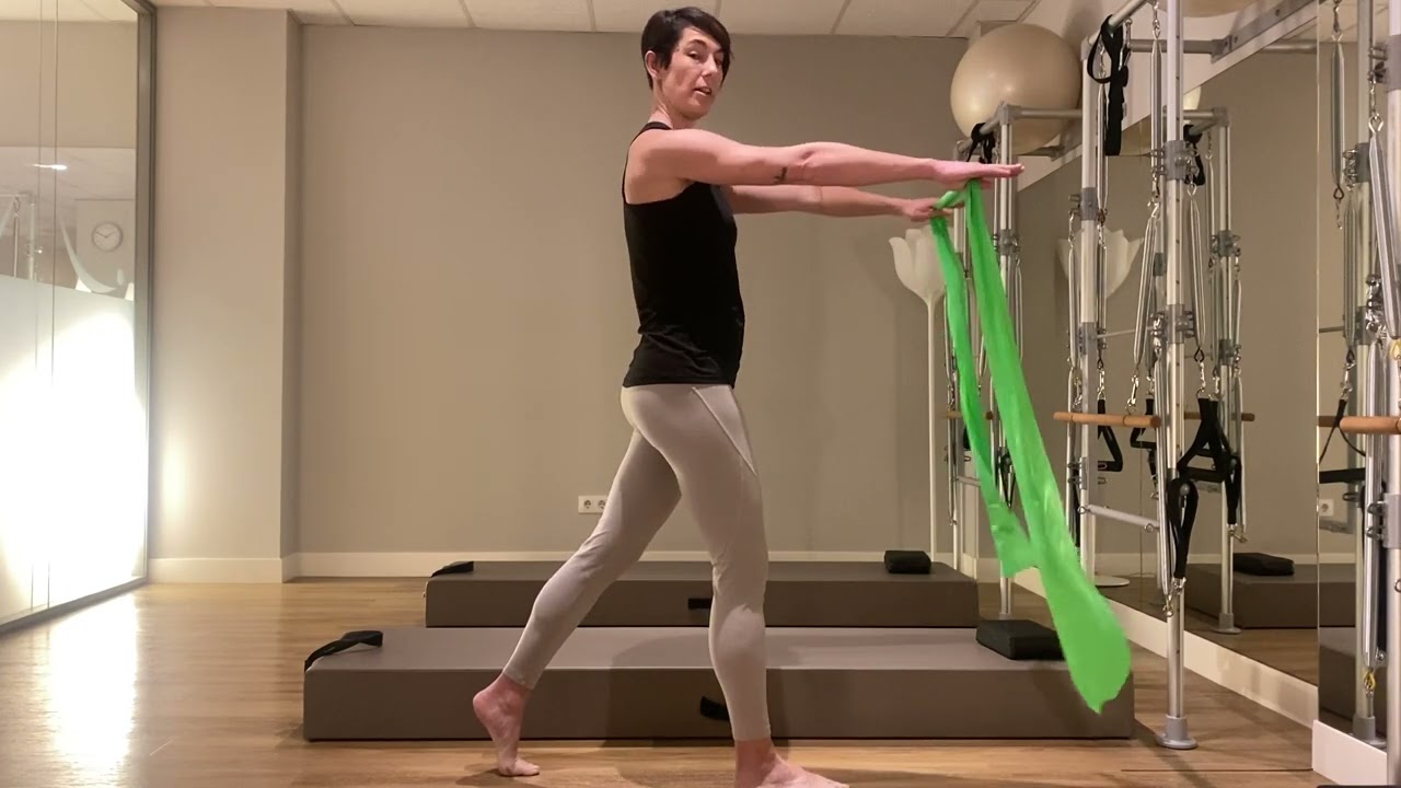 PILATES CON BANDA ELÁSTICA