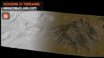 Heightfields and Cops workflow in Houdini 21 -  Patreon September 25 Trailer