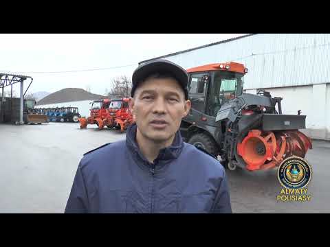 Алматыда полиция арнайы техникалардың қыс маусымына дайындығын тексерді