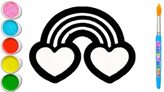 Simple And Fun Rainbow Drawing For Toddlers And Kids