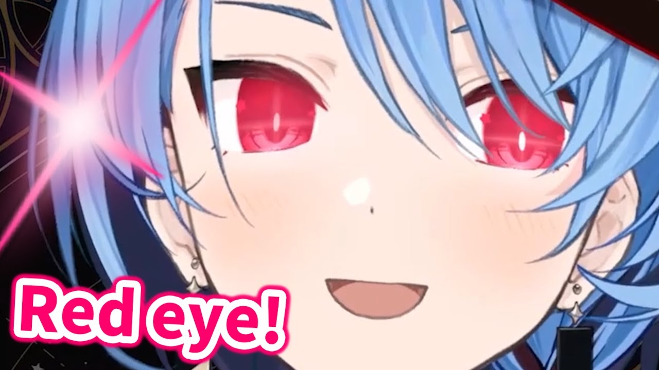Sui-chan reveals her new outfit and turns her eyes red