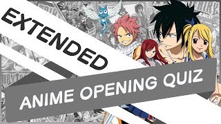 Anime Opening Quiz - 45 Openings (Easy - Hard)