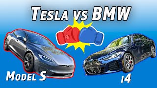 Benchmark vs Establishment | 2022 BMW i4 vs 2022 Tesla Model S