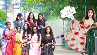 FUNNY INDIAN WET FART Prank on Girls Part-109 😂! N2o Shreya