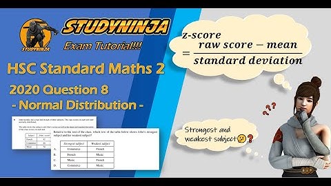 HSC Maths Standard 2020 Question 8 - StudyNinja