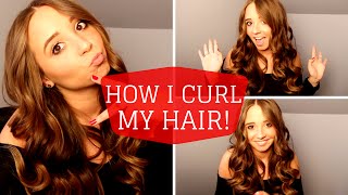 How I Curl My Hair - 2015! - Loose Waves Tutorial / Ali Brustofski