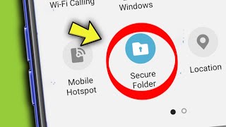 Samsung Mobile || Secure Folder Setting F41