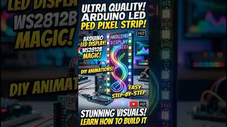 Arduino LED Magic 🪄 WS2812B Pixel Display In Action ! #diyelectronics #experiment #innovation
