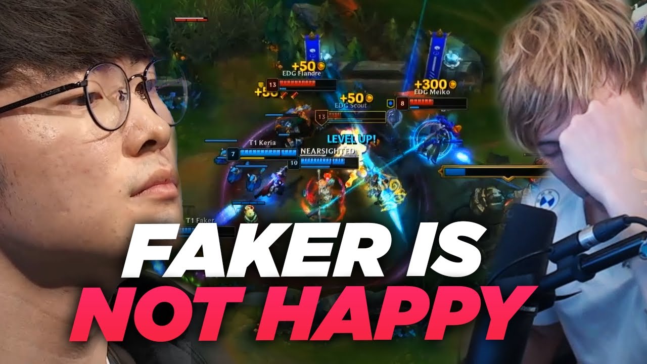 LS | Faker is NOT HAPPY with this performance... | T1 vs EDG Groups