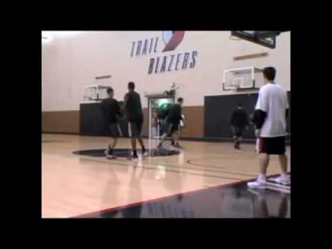 Blazers 3 on 3 practice