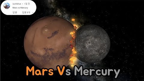 Mars Vs. Mercury [Universe Sandbox]