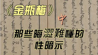 《金瓶梅》中那些晦澀難懂的性暗示