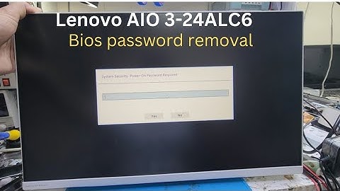 Lenovo AIO 3-24ALC6 Disassembling. bios password removed.