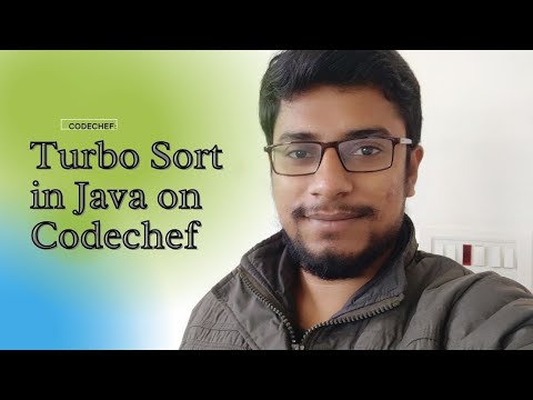 Codechef Beginner : Turbo Sort in Java | CodeWithAnand