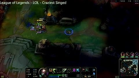 League of Legends - LOL - Craziest Singed - Singed vs Riven Top Lane