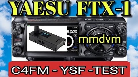 C4FM - Yaesu FTX-1 Set up and Test HOTSPOT
