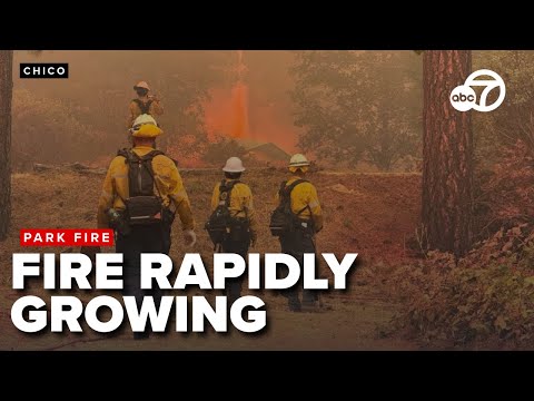 Park Fire explodes