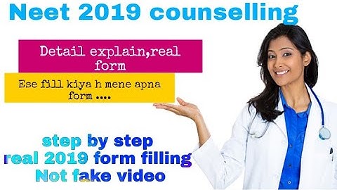 How to fill neet ug 2019 registration form in mobile