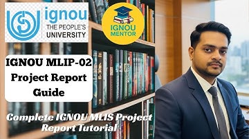 How to Make IGNOU MLIP-02 Project Report MLIS Project Guide Step-by-Step