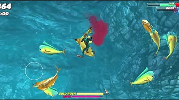 Hungry Shark World - Gameplay Walkthrough Part 3 - Atomic Shark (iOS, Android)