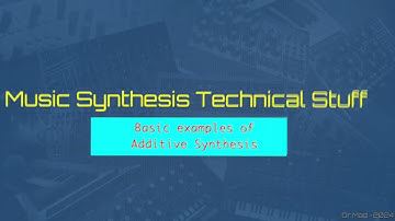 Example of Additive synthesis usage (using Pigments)